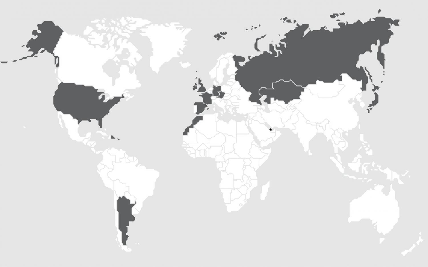 world map borgos pieper