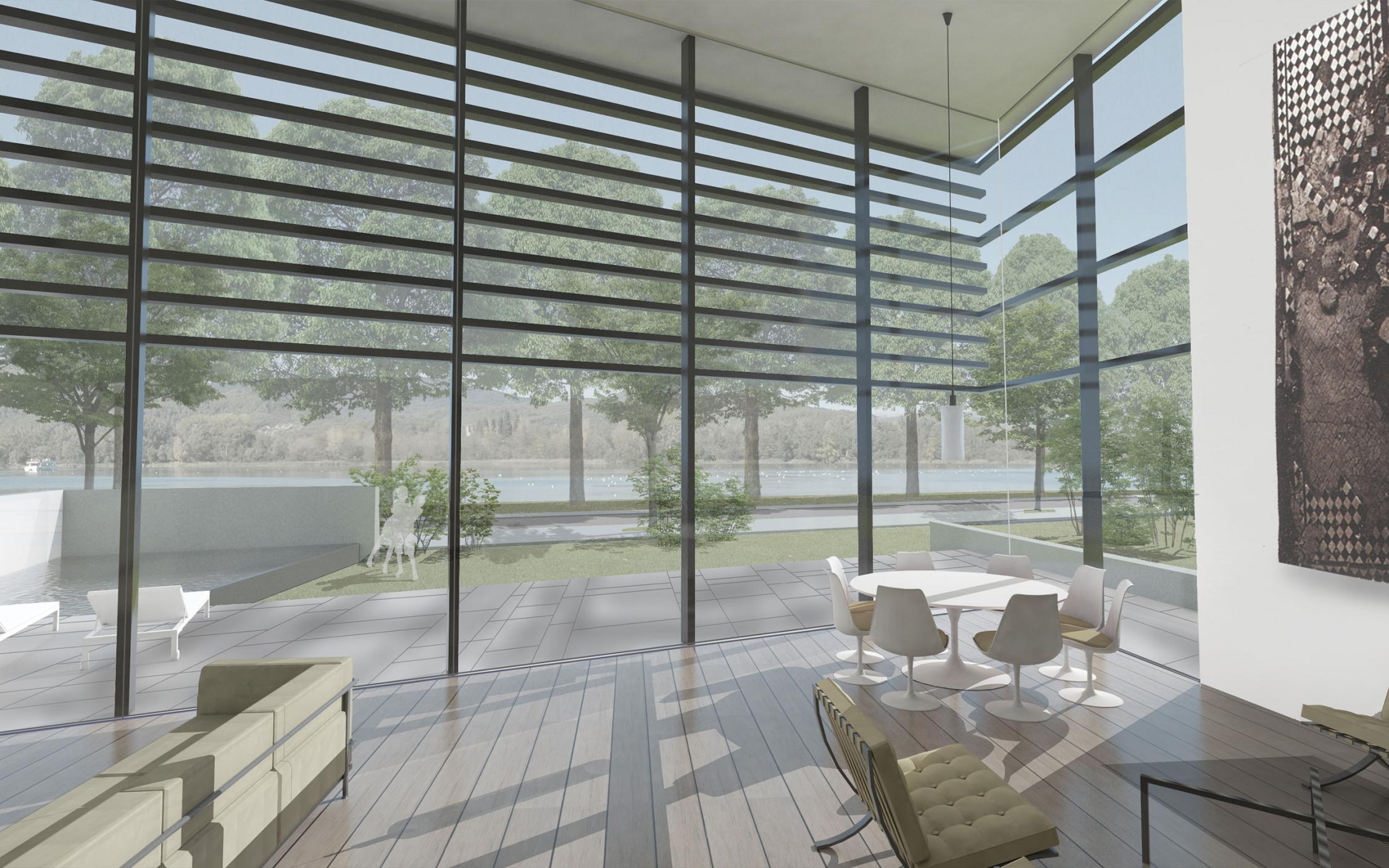 Banyoles lake house car colector